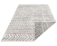 NORTHRUGS Kusový koberec Twin Supreme 103862 Biri Grey/Cream – na ven i na doma 200x290