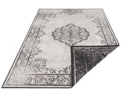 NORTHRUGS AKCE: 240x340 cm Kusový koberec Twin Supreme 103868 Cebu Black/Cream – na ven i na doma 240x340