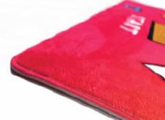 Protiskluzový kusový koberec Skákací panák růžový 110x160