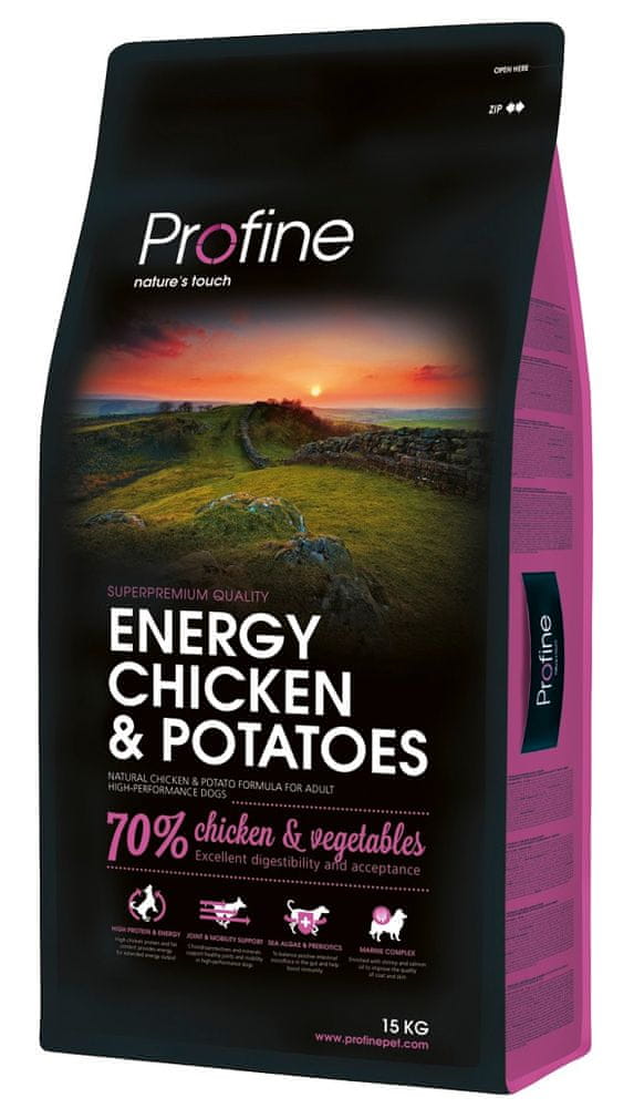 Levně Profine Energy Chicken & Potatoes 15 kg