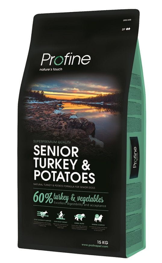 Levně Profine Senior Turkey & Potatoes 15 kg
