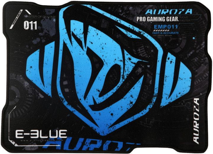 Levně E-Blue Auroza, M, herní, látková, černá/modrá (EMP011BK-M)