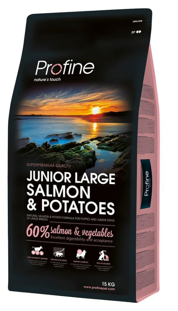 Levně Profine Junior Large Breed Salmon & Potatoes 15 kg