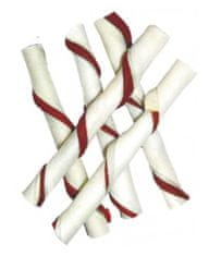 Magnum Rawhide roll stick 5" 12,5 cm (cca 40 ks) hnědá/bílá