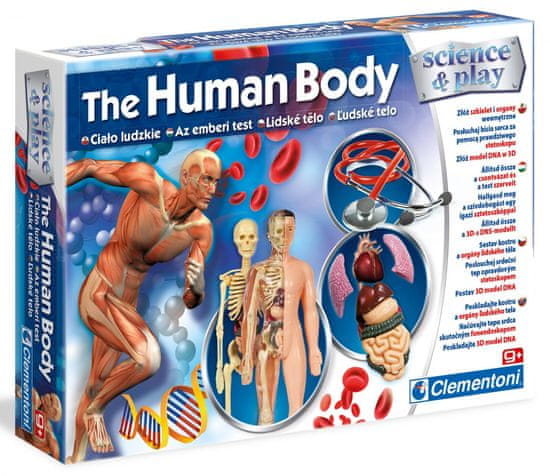 Clementoni Dětská laboratoř - Sada lidské tělo
