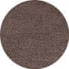 Kusový koberec Dream Shaggy 4000 Mocca kruh 120x120 (průměr) kruh