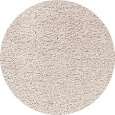 Ayyildiz Kusový koberec Dream Shaggy 4000 Cream kruh 120x120 (průměr) kruh