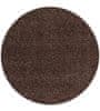Kusový koberec Life Shaggy 1500 brown kruh 80x80 (průměr) kruh