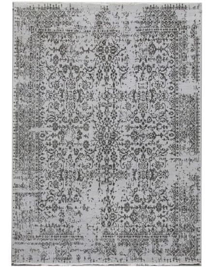Diamond Carpets Ručně vázaný kusový koberec Diamond DC-JK 1 silver/black