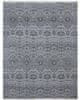 Ručně vázaný kusový koberec Diamond DC-EKT L silver/black 120x170