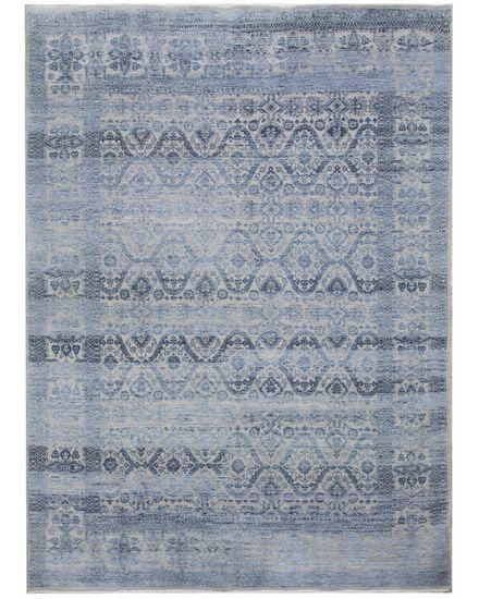 Diamond Carpets Ručně vázaný kusový koberec Diamond DC-HALI B Silver/blue