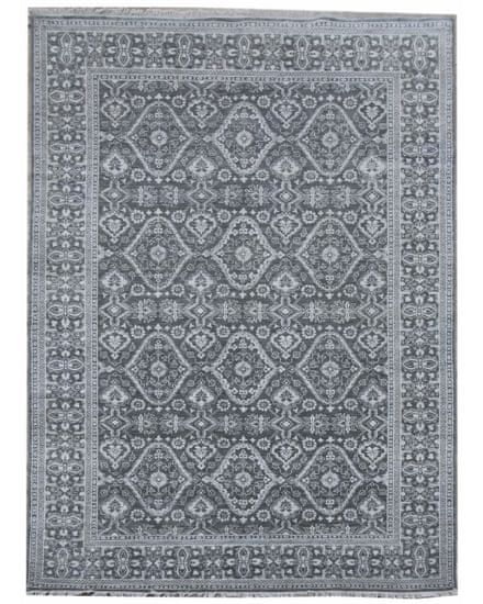 Diamond Carpets Ručně vázaný kusový koberec Diamond DC-HALI B Grey/silver
