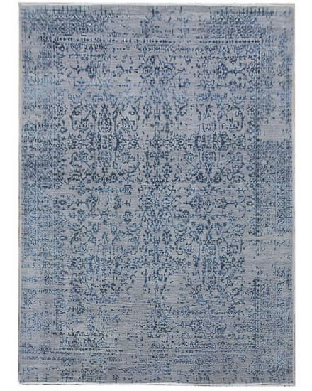 Diamond Carpets Ručně vázaný kusový koberec Diamond DC-JK 1 Silver/blue