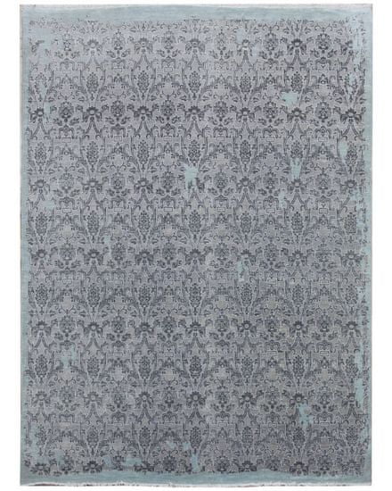 Diamond Carpets Ručně vázaný kusový koberec Diamond DC-M 5 Light grey/aqua