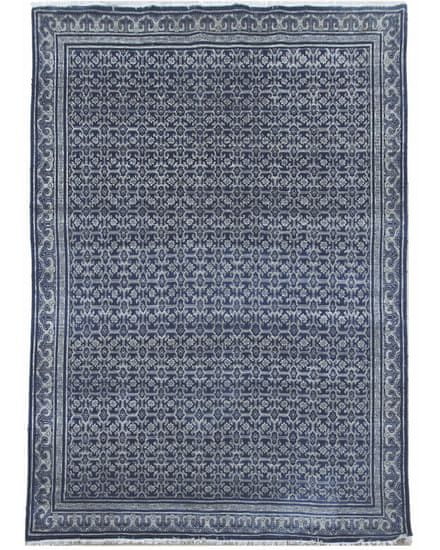 Diamond Carpets Ručně vázaný kusový koberec Diamond DC-OC Denim blue/silver