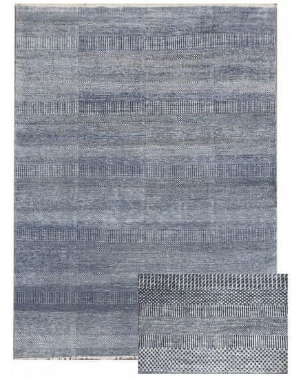 Diamond Carpets Ručně vázaný kusový koberec Diamond DC-MCN Medium blue/silver