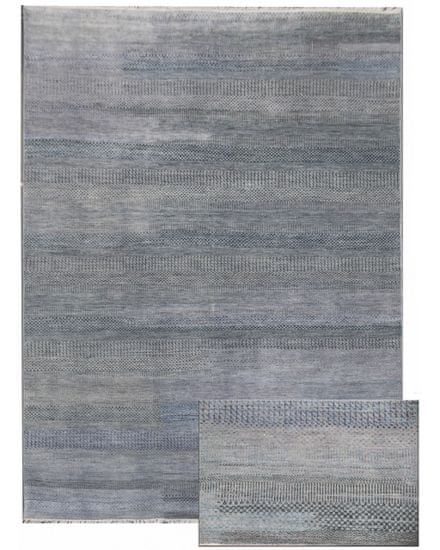 Diamond Carpets Ručně vázaný kusový koberec Diamond DC-MCN Silver/light blue
