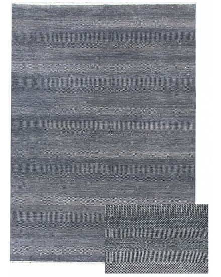 Diamond Carpets Ručně vázaný kusový koberec Diamond DC-MCN Dark blue/silver