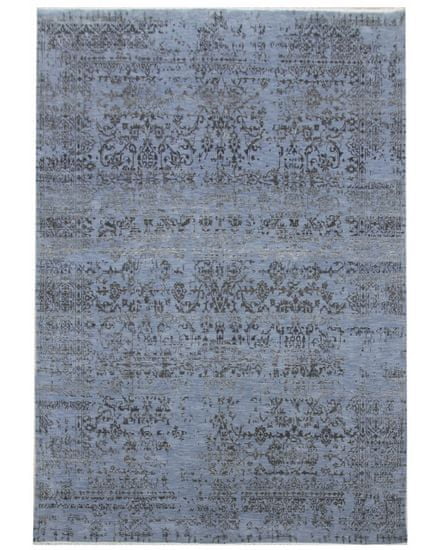 Diamond Carpets Ručně vázaný kusový koberec Diamond DC-JK 1 Jeans blue/black
