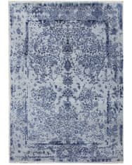 Diamond Carpets Ručně vázaný kusový koberec Diamond DC-JK ROUND Silver/peacock blue 120x170