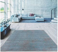 Diamond Carpets AKCE: 140x200 cm Ručně vázaný kusový koberec Diamond DC-JK 1 Silver/light blue 140x200