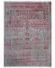 Ručně vázaný kusový koberec Diamond DC-JK ROUND Silver/pink 120x170