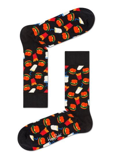 Happy Socks unisex ponožky Hamburger Sock HAM01-9000