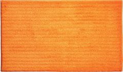 GRUND Česká koupelnová předložka, RIFFLE 70x120 cm, oranžová
