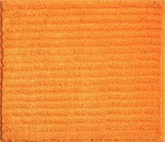 GRUND Česká koupelnová předložka, RIFFLE 50x60 cm, oranžová