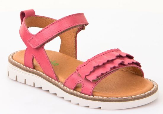 Froddo Dívčí páskové sandály - růžové
