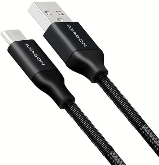 AXAGON Kabel USB-C <> USB-A BUCM-AM20SB, černý