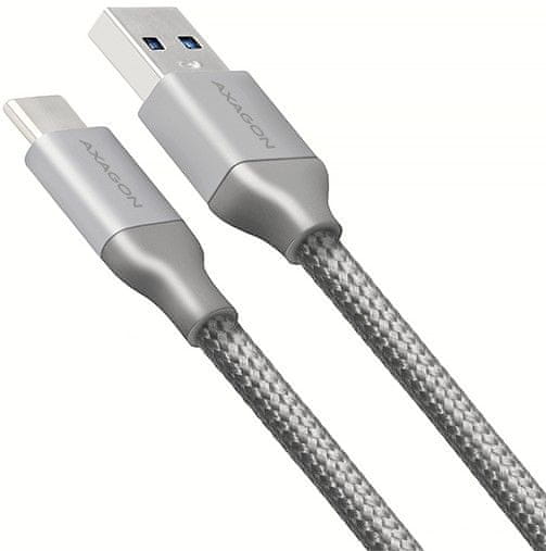 AXAGON Kabel USB-C <> USB-A 3.2 GEN 1 BUCM3-AM20G, šedý