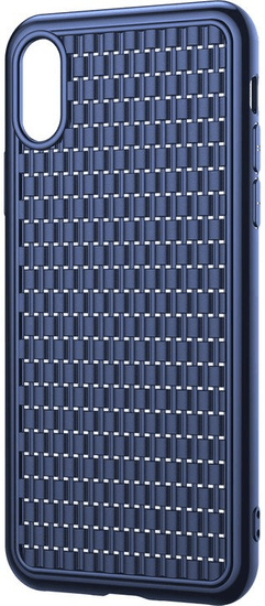 BASEUS BV Weaving Series ochranný kryt pro iPhone XR, modrá, WIAPIPH61-BV03