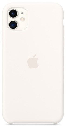 Levně Apple iPhone 11 silikonový kryt, bílý MWVX2ZM/A