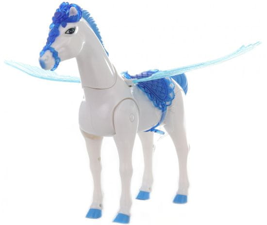 Lamps Kůň modrý s hýbajícími křídly