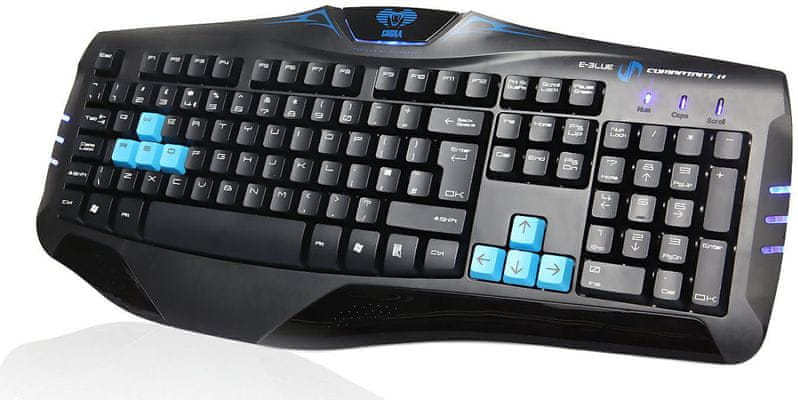  E-Blue Set Cobra, černá/modrá, US (EKM800BLCZ-IU) herní klávesnice odolná proti polití