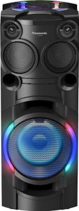 bytelný přenosný párty reproduktor panasonic tmax40 bluetooth 5.0 světelné efekty bassreflex karaoke výkon 1200 w bassreflex konstrukce fm rádio cd mechanika usb port i s nabíjením