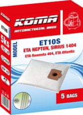 KOMA ET10S - Sada 25 ks sáčků do vysavače ETA Neptun 1404, 3404, Rowenta 0404