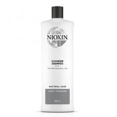 Nioxin Čisticí šampon pro jemné mírně řídnoucí přírodní vlasy System 1 (Shampoo Cleanser System 1) (Objem 300 ml)
