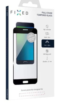 FIXED Ochranné tvrzené sklo Full-Cover pro Samsung Galaxy A20e, černé, FIXGFA-399-BK