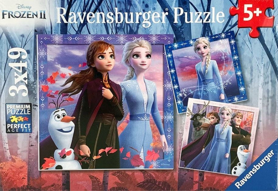 Ravensburger Puzzle 050116 Disney Ledové království 2 3x49 dílků