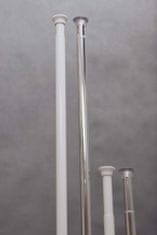 GRUND Teleskopická tyč pro koupelnový závěs, FEDERSTANGE hliník, chrom