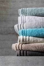 GRUND Kvalitní bavlněný ručník, MEMORY 50x100 cm, tyrkysová