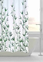 GRUND Textilní koupelnový závěs, BAMBU textil, zelená