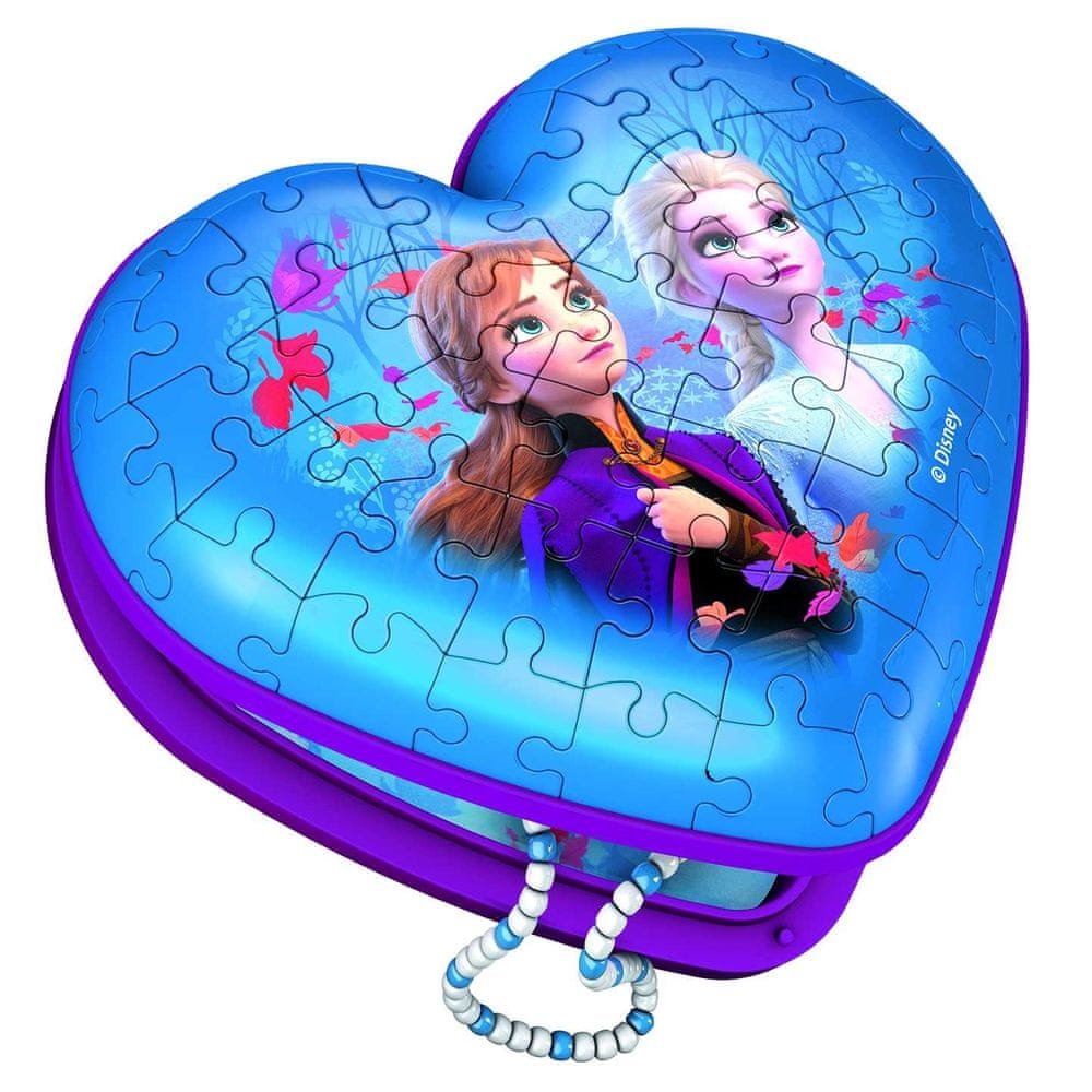 Levně Ravensburger 3D Puzzle 112364 Srdce Disney Ledové království 2 54 dílků
