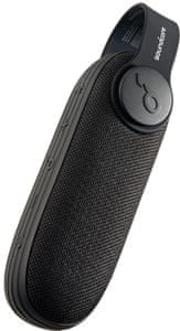 výkonný přenosný Bluetooth reproduktor soundcore anker icon poutko na zavěšení ip67 stupeň krytí odolný vodě odolný prachu odolný nárazům 12hodinová hra 3 h nabíjení spárování pro stereo zvuk bassup technologie mikrofon 10 w výkon aux 3,5mm jack