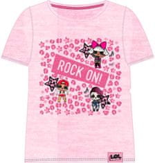 Cerda Dětské tričko L.O.L. Surprise Rock růžové Velikost: 104/111 (4-5 let)