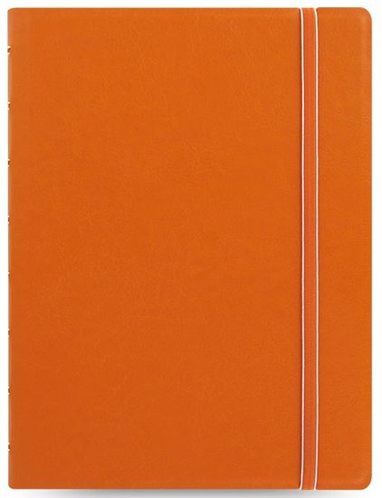Filofax Blok s boční kroužkovou spirálou Notebooks A5, oranžový, 56 listů