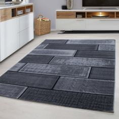 Ayyildiz Kusový koberec Plus 8007 black 80x150