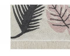 Přírodní koberec, ručně tkaný Tropical Pink 140x200